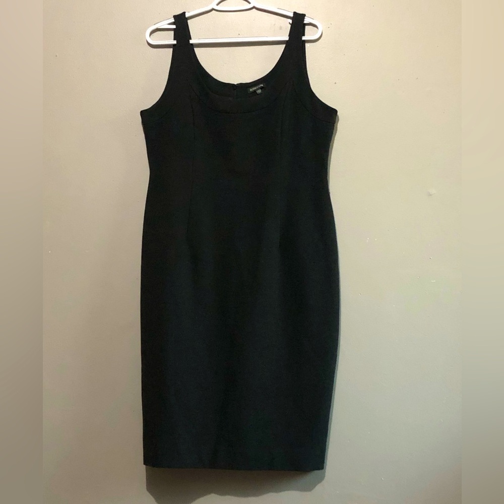Eileen Fisher Ponte Knit Black Mid-Length Dress